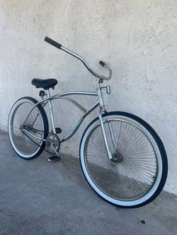 Chrome Beach Cruiser Bicycle