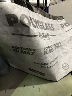 Polyglass Polystick TU Max self-adhered roof underlayment. 