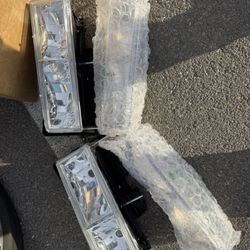 Headlights Chrome Obs Trucks /Gmc Sierra/Silverado 1988 to 1998 