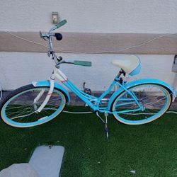  Cruiser Bike - Blue/White
