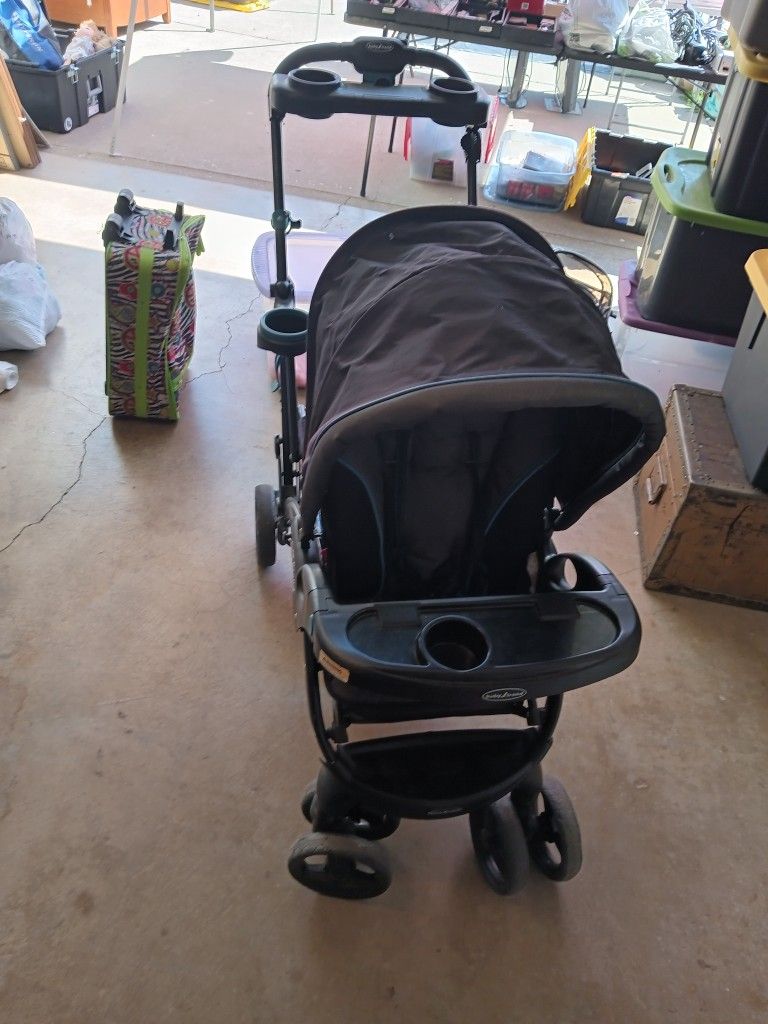 Sit And Stand Double Stroller 