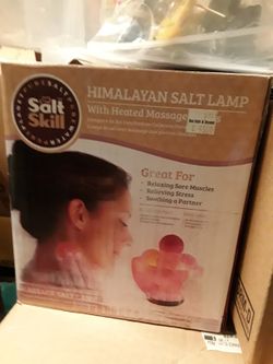 Brand New Himalayan Salt Lamp Heated Massager  In Spring Hill