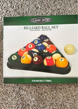 Billiard Ball Set