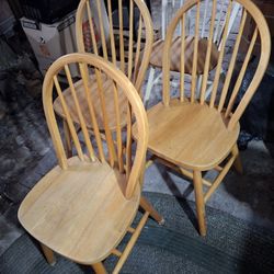 4 DININGROOM AMISH MADE COUNTRY CHAIRS