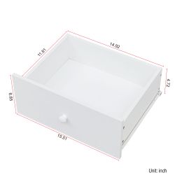 Makeup Vanity Desk with Mirror and Lights, White Vanity Table Set with 6 Drawers & Sliding Mirror & Storage Shelves, 3 Lighting Modes Brightness Adjus