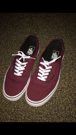 Maroon vans size 10.5
