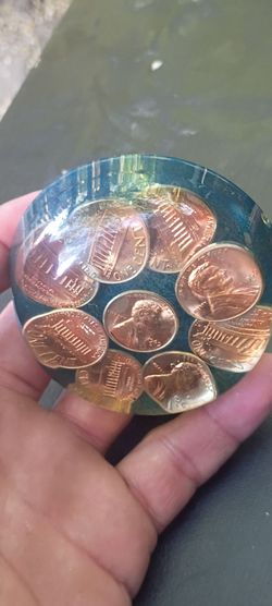 Penny del año 1969 con letra D