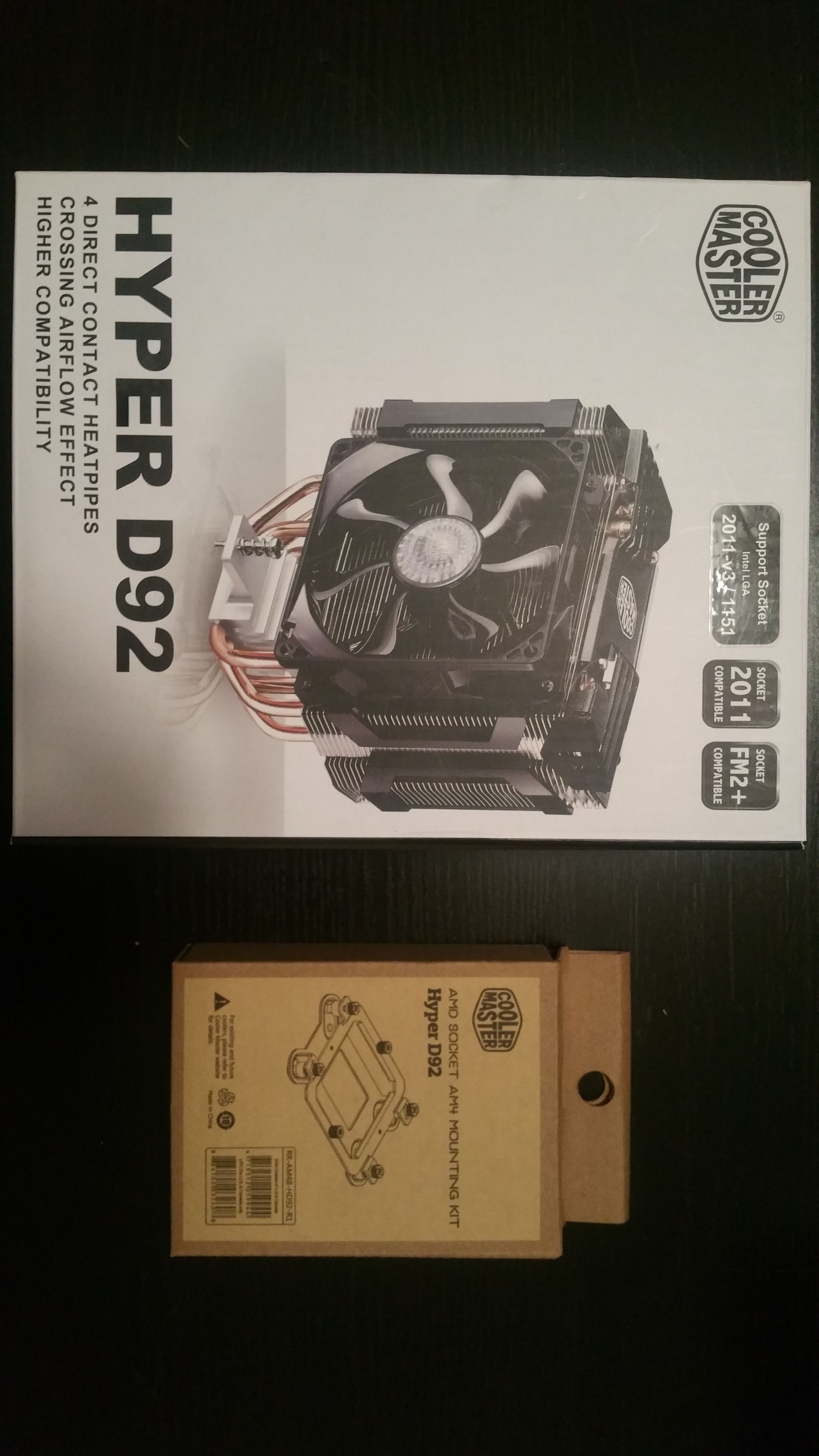 Cooler Master Hyper D92 and AM4 Mounting Kit