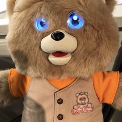 Teddy ruxpin Like New Talking Eyes Lights Up mouth moves vintage