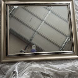 Mirror 33x27 Silver Frame 