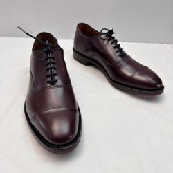 SIZE 11 D Allen Edmonds Dress Shoes, In Burgundy Color 
