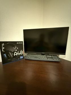 Astro A40s Headset + ASUS Monitor