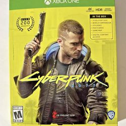 Cyberpunk 2077 - Microsoft Xbox One Disc, Case, Manual And All The Extras! 4K