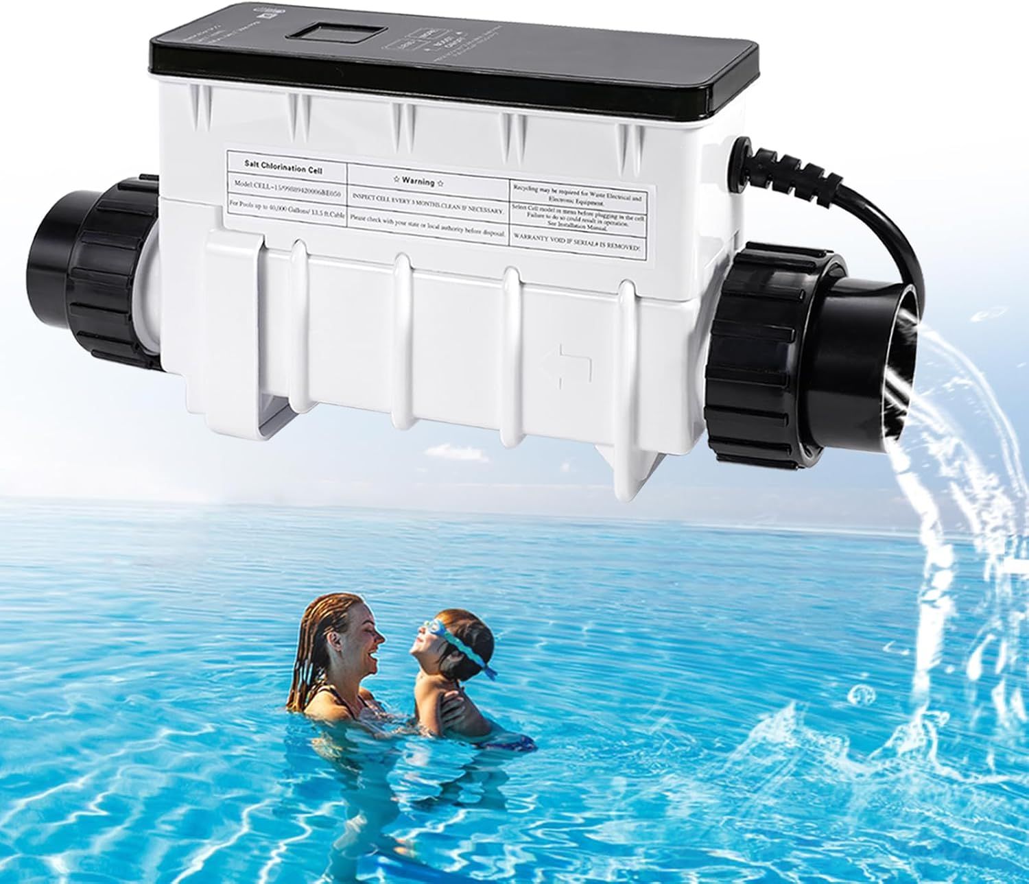 C40 Pool Salt Cell Chlorine Generator Replacement Part Fit for Pentair Intellichlor