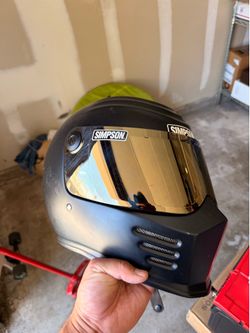 Simpson motorcycle helmet