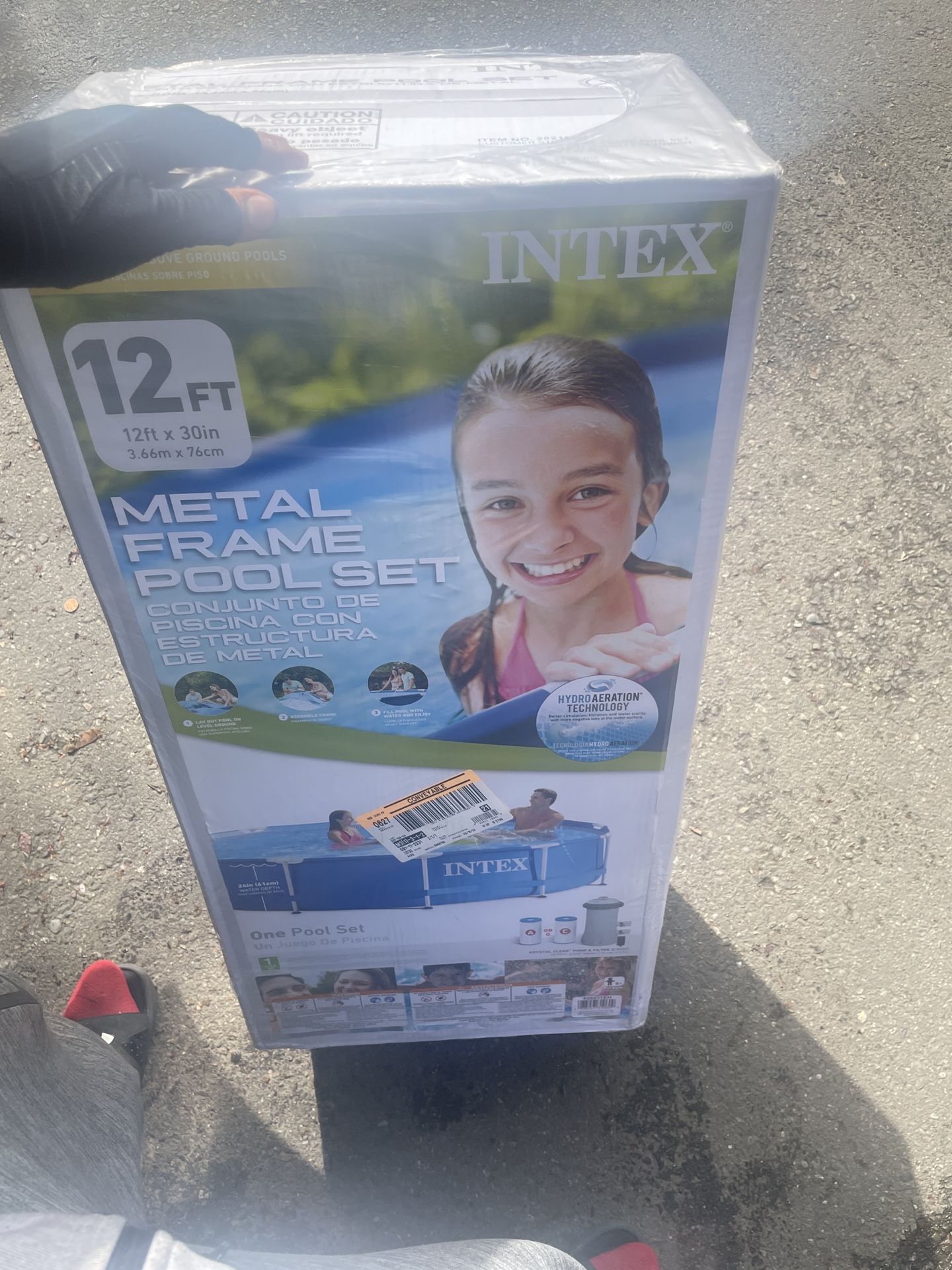 INTEX METAL FRAME POOL (12ftx30in.)