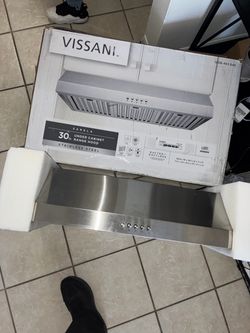 Vissani 30in Stove Hood Stainless Steel