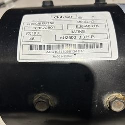 2019 club car tempo stock motor 48v