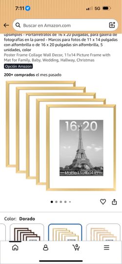Poster Frame Collage Wall Decor, 16x20 Picture Frame