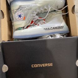 New Converse X Chuck Taylor Off White 70 Hi Top Translucent Vulcanized Reps Unisex Mens Womens