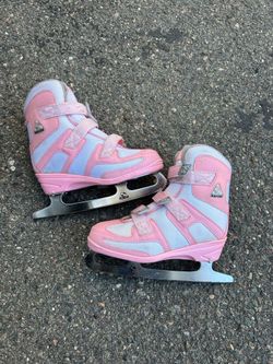 SOFTEC PINKS GIRLS ICE SKATES SZ 3