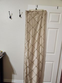 Four Silk Window Curtains From Bed Bath &beyond 