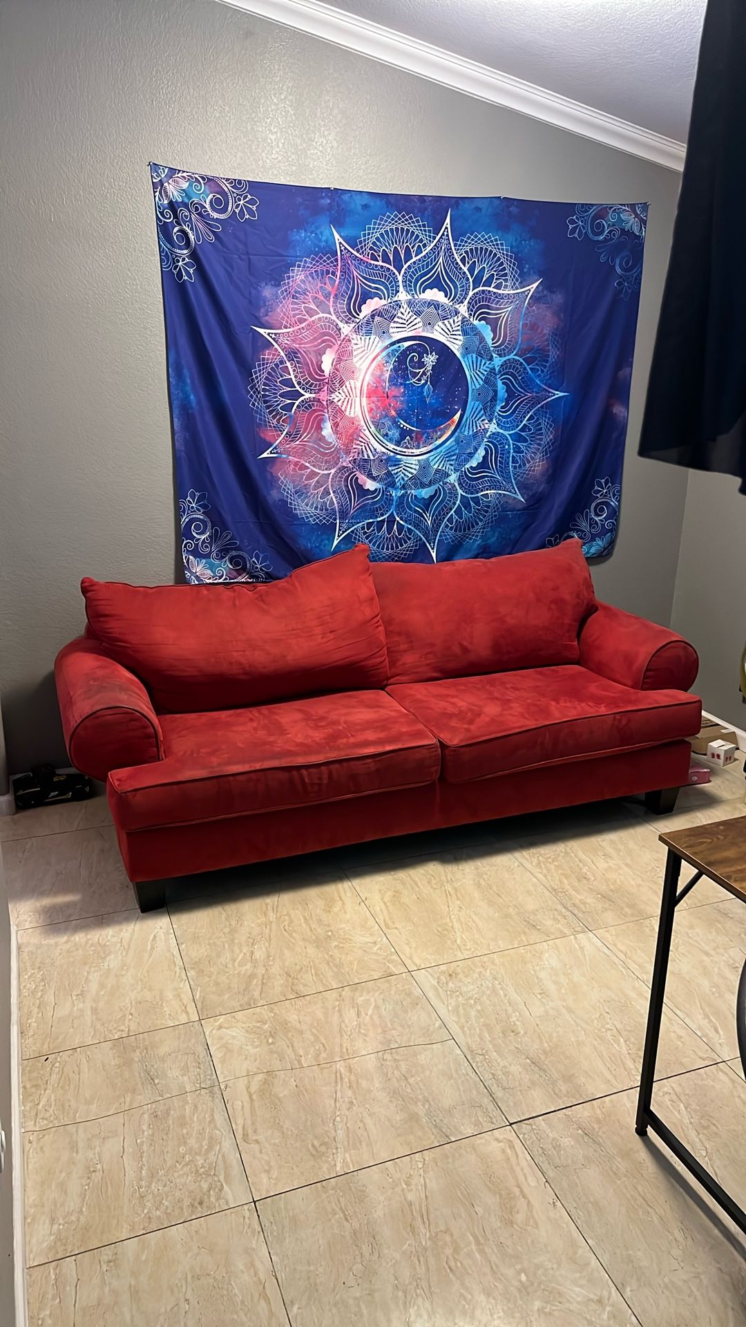 Luxury Red Couch