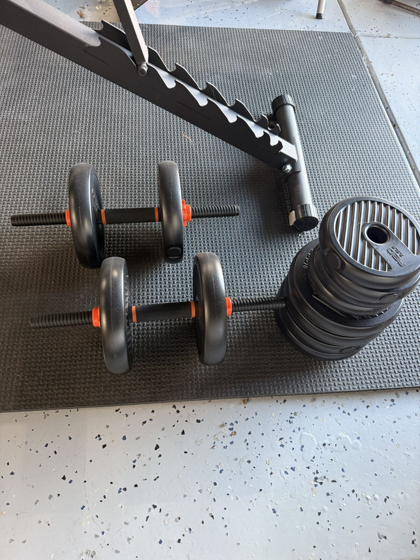 Adjustable dumbbell Set