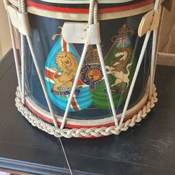 Vintage British Marching Drum 