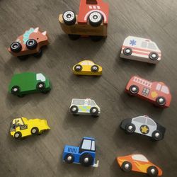 Wood Cars Set