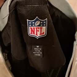 Mens Raiders V Neck Pullover Windbreaker Jacket Side Zipper