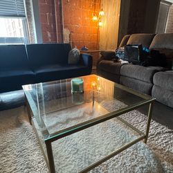 Coffee table set : table + 2 side tables