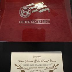 First Spouse Gold - Elizabeth Monroe PCGS PR69 DCAM