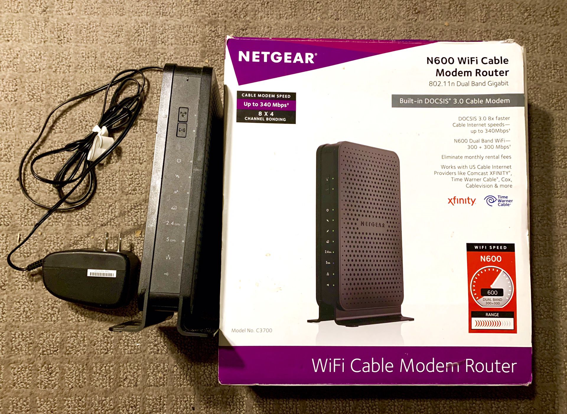 NETGEAR WiFi Cable Modem/Router Combo