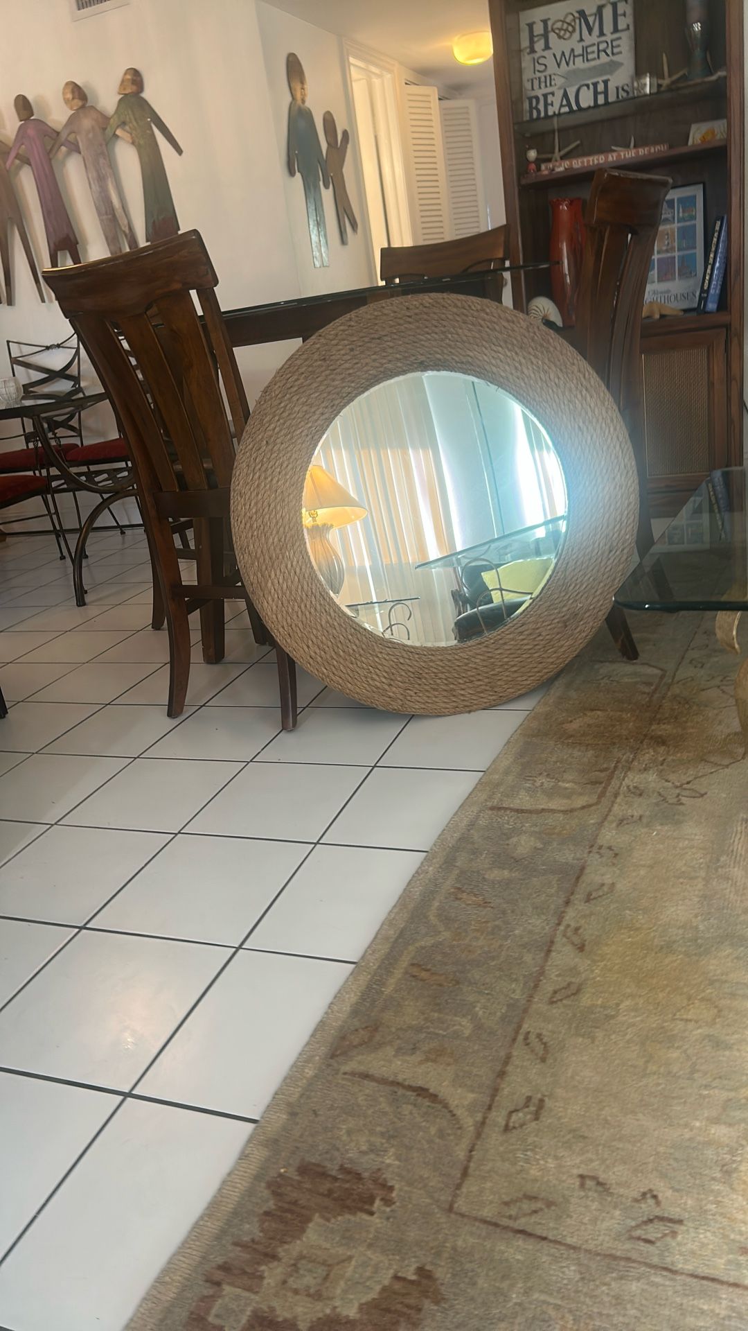 Nautical Around Mirror  A Must See In Person 