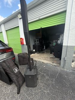 2 Electro-Voice EVOLVE 50 Powered Column PA System