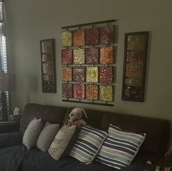 Multi Panels Metal Art