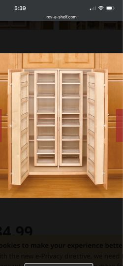 Rev a shelf swing out storage shelves