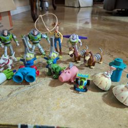 Toy Story Vintage Think Way And Burger King Figures