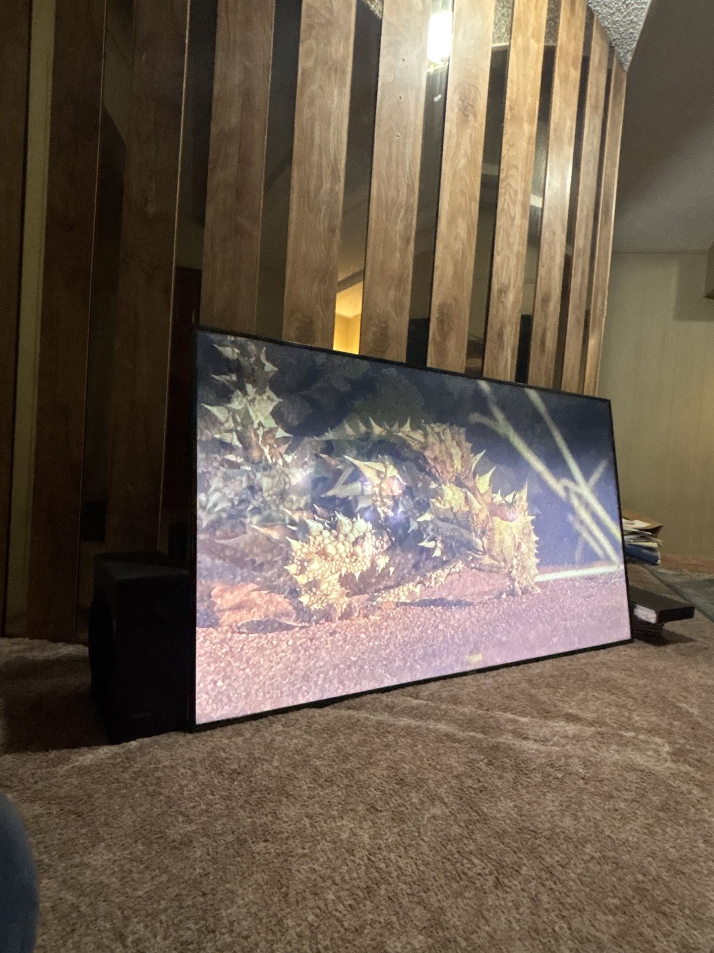 75 Inch Samsung Smart Tv With Blu Ray Player & Surround Sound Speakers