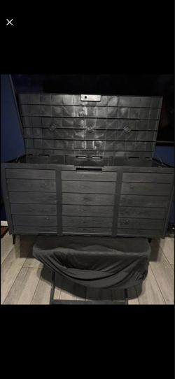 (BRAND NEW)🔥🔥 CLEARANCE SALE/STILL IN BOX/75 Gallon Outdoor Storage Deck Box/KO-DLZ