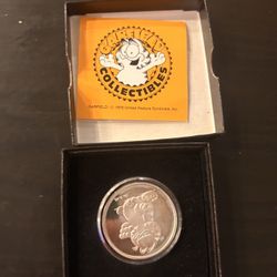 Rare Garfield Silver Medallion 