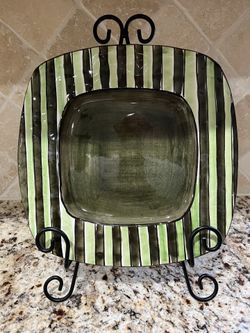 Hand painted Italian plate