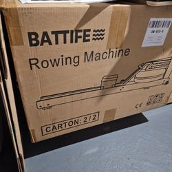 Like New Warer Wood Rowing Machine Used 5 Times