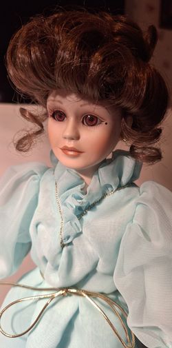 Elegant 18" Porcelain Doll Limited Edition From 1997