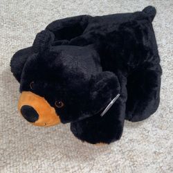 Black bear plush doll