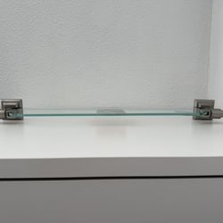 Tempered Glass Bathroom Shelf