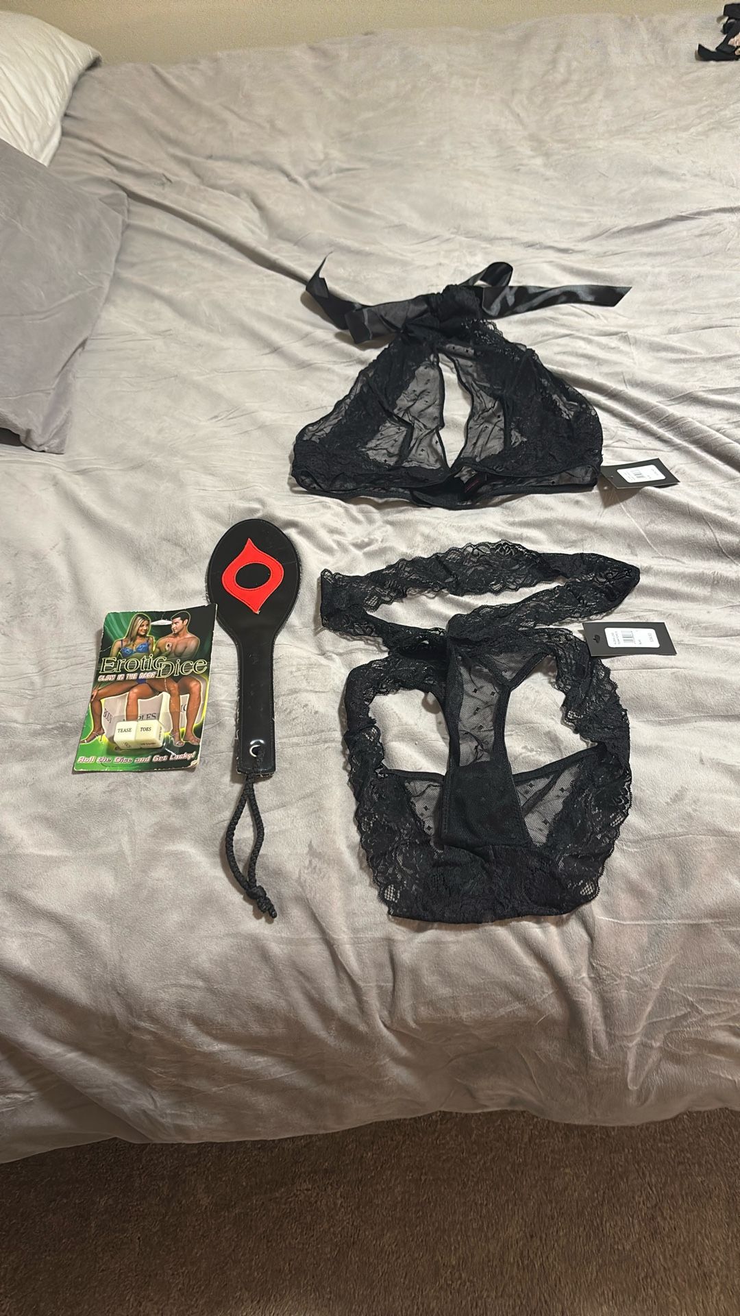 Black Outfit And Dice