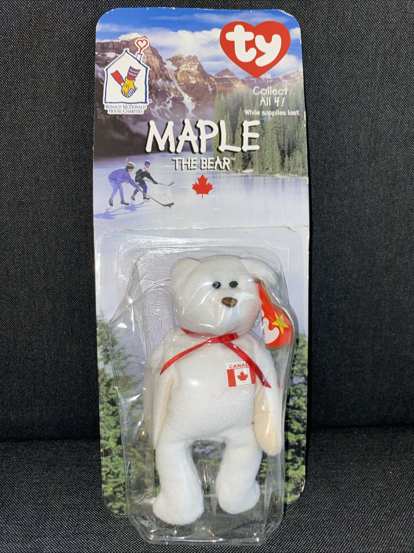 Mcdonalds Ty Teenie Beanie Baby Maple 1999 with Errors 1993 OAKBROOK (2 For 1)