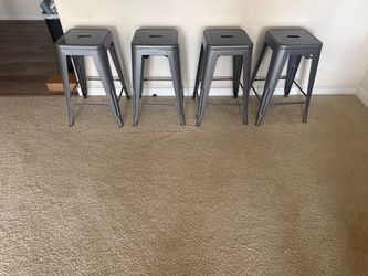 Silver Bar stools